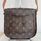 Pre-owned Authentic Louis Vuitton Saint Cloud MM Monogram Shoulder / Crossbody Bag