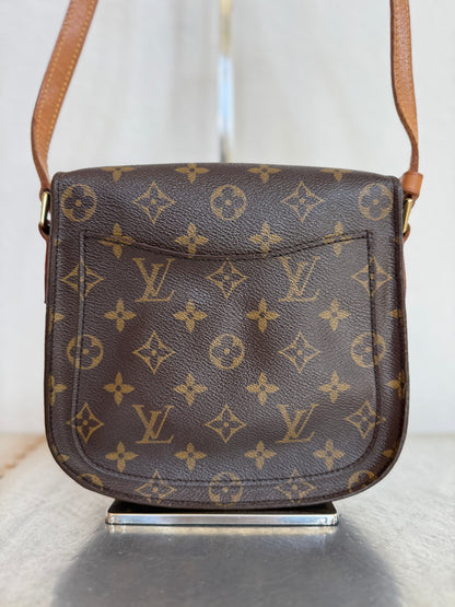 Pre-owned Authentic Louis Vuitton Saint Cloud MM Monogram Shoulder / Crossbody Bag
