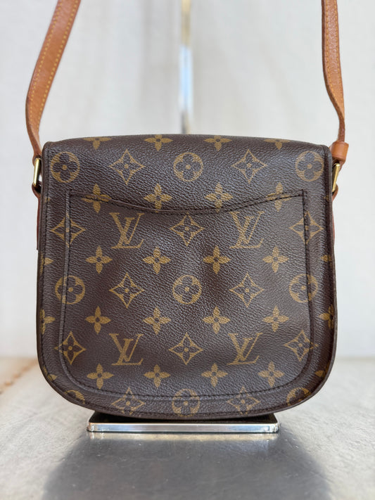 Pre-owned Authentic Louis Vuitton Saint Cloud MM Monogram Shoulder / Crossbody Bag