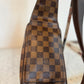 Pre-owned Authentic Louis Vuitton Damier Ebene Geronimos Body Bag