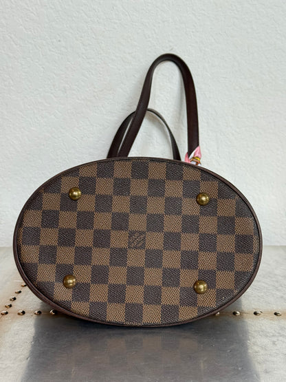 Pre-owned Authentic Louis Vuitton Bucket Damier Ebene Shoulder Bag