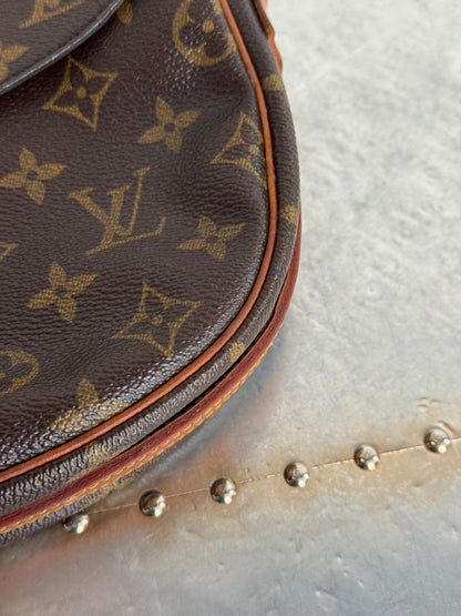 Pre-owned Authentic Louis Vuitton Jeune Fille MM Monogram Crossbody Bag
