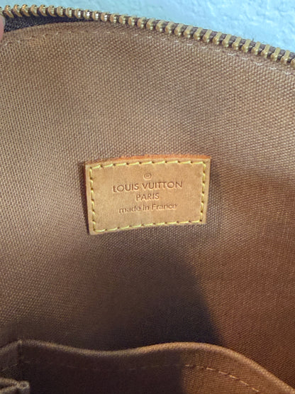 Pre-owned Authentic Louis Vuitton Lockit PM Monogram Handbag