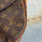 Pre-owned Authentic Louis Vuitton Jeune Fille MM Monogram Crossbody Bag