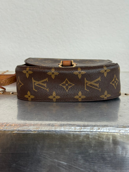 Pre-owned Authentic Louis Vuitton Saint Cloud PM Monogram Crossbody Bag