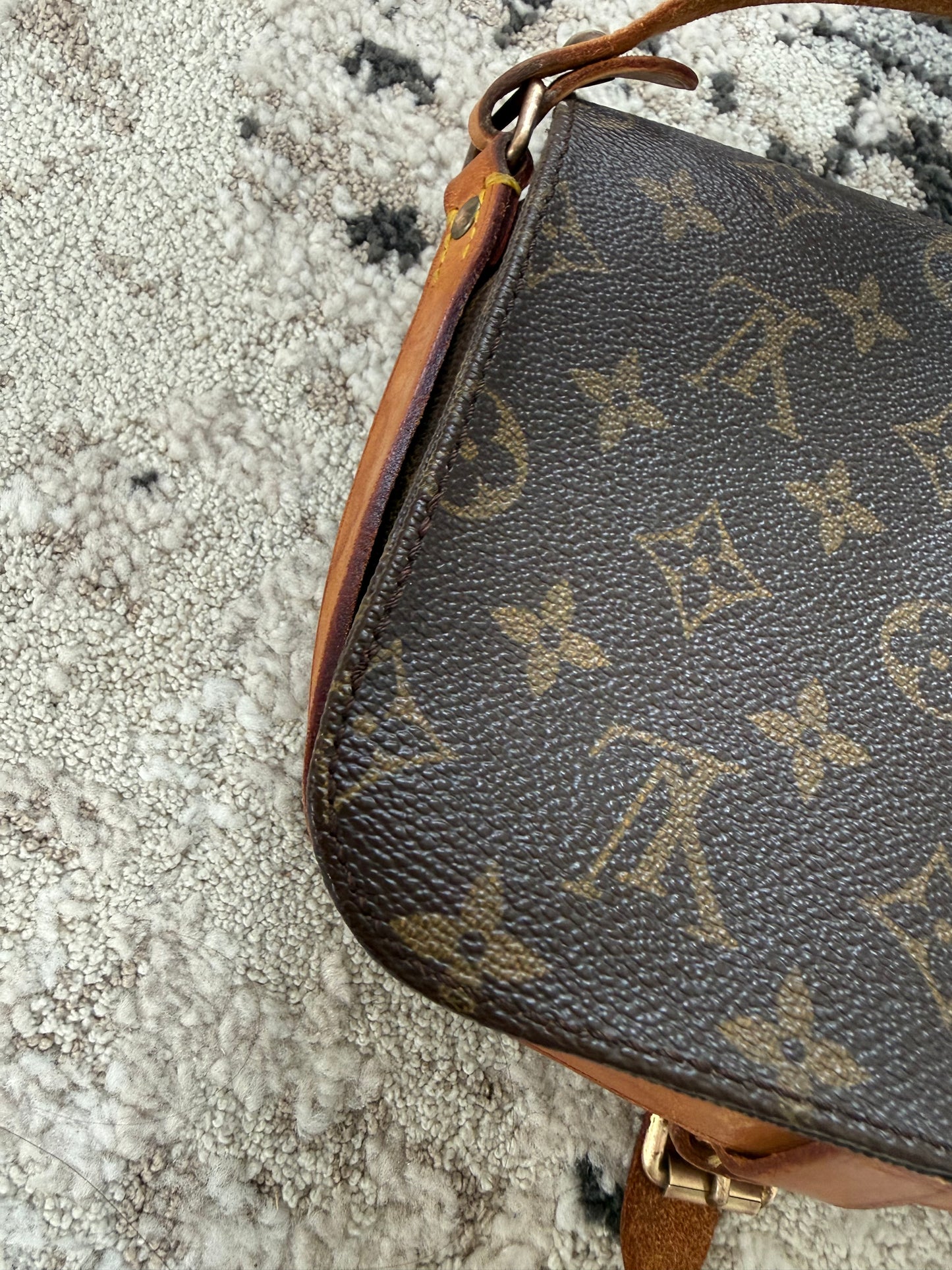 Pre-owned Louis Vuitton Cartouchiere PM Monogram Shoulder / Crossbody Bag