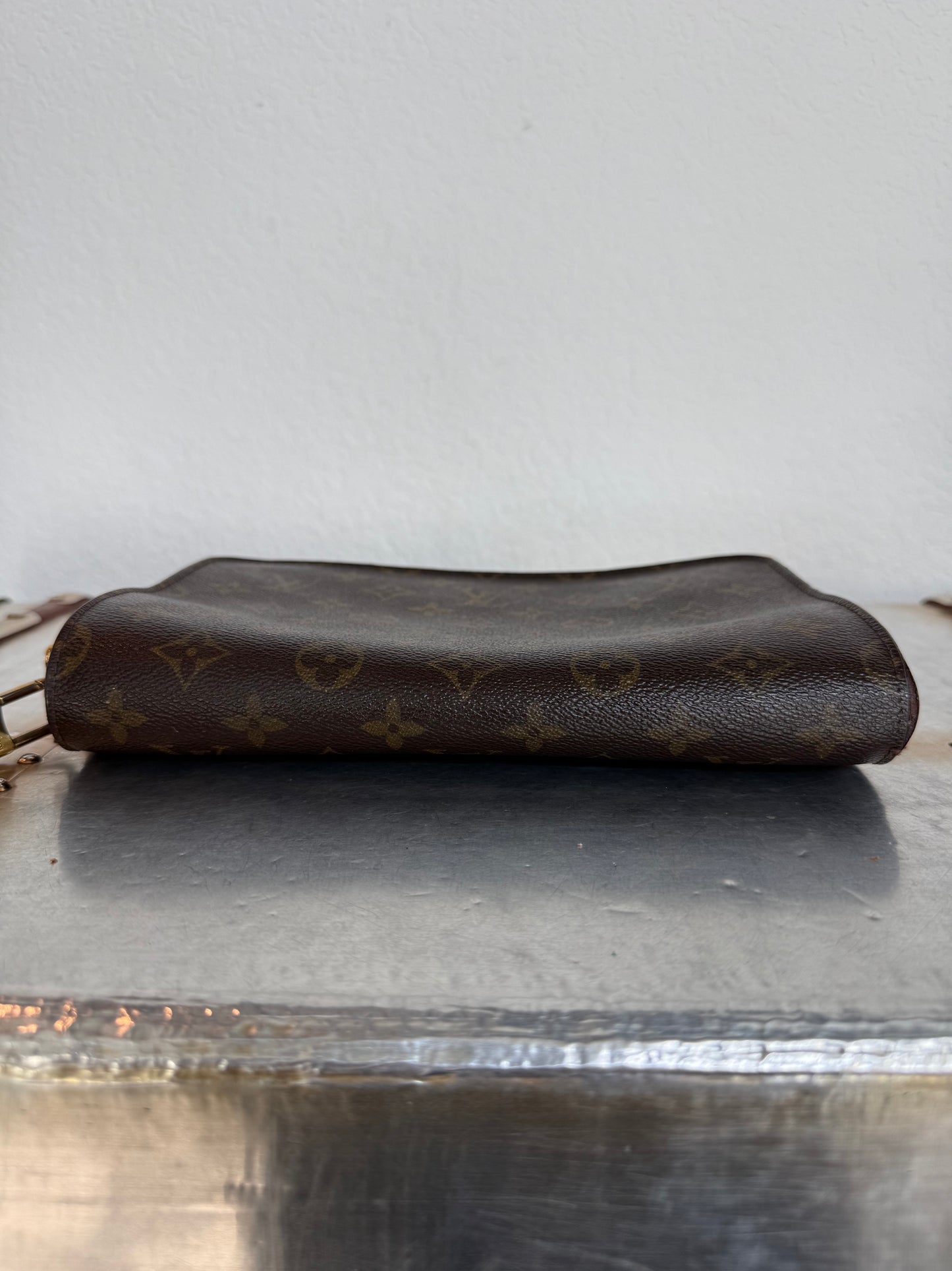 Pre-owned Authentic Louis Vuitton Monogram Orsay Clutch Handbag