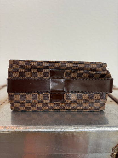 Pre-owned Authentic Louis Vuitton Naviglio Damier Ebene Crossbody Bag