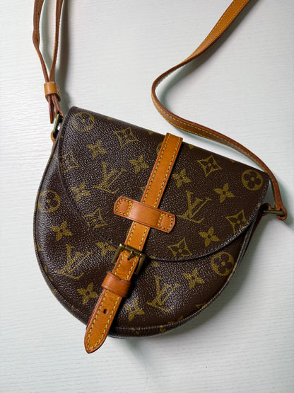 Pre-owned Authentic Louis Vuitton Chantilly PM Monogram Crossbody Bag