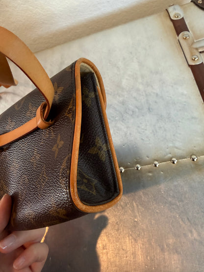 Pre-owned Authentic Louis Vuitton Monogram Florentine Waist Bag