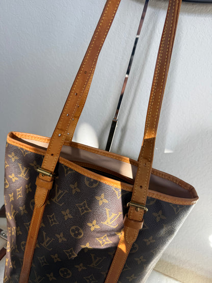Pre-owned Authentic Louis Vuitton Bucket GM Monogram Shoulder Tote Bag