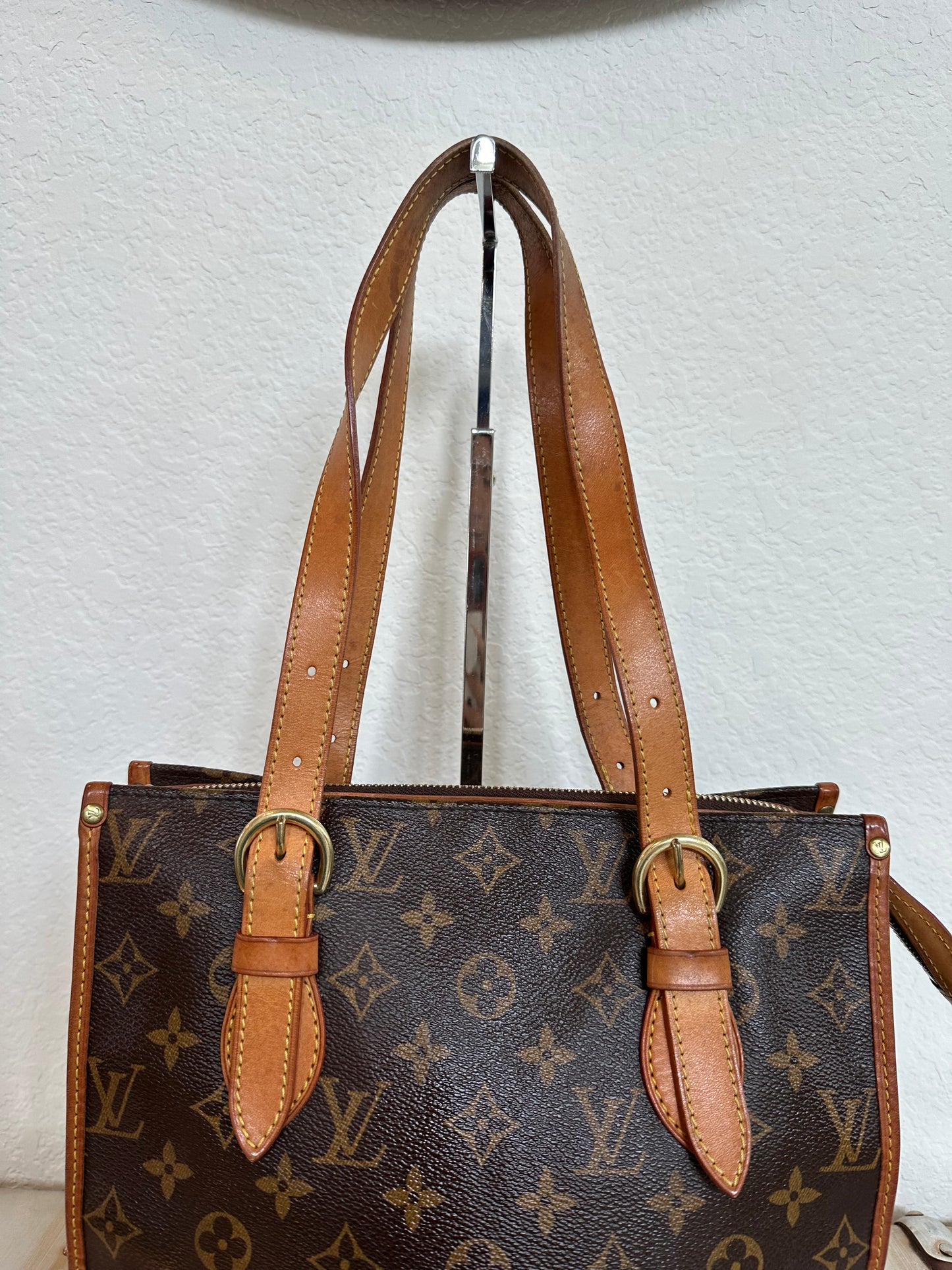 Pre-owned Authentic Louis Vuitton Popincourt Haut Monogram Tote / Shoulder Bag