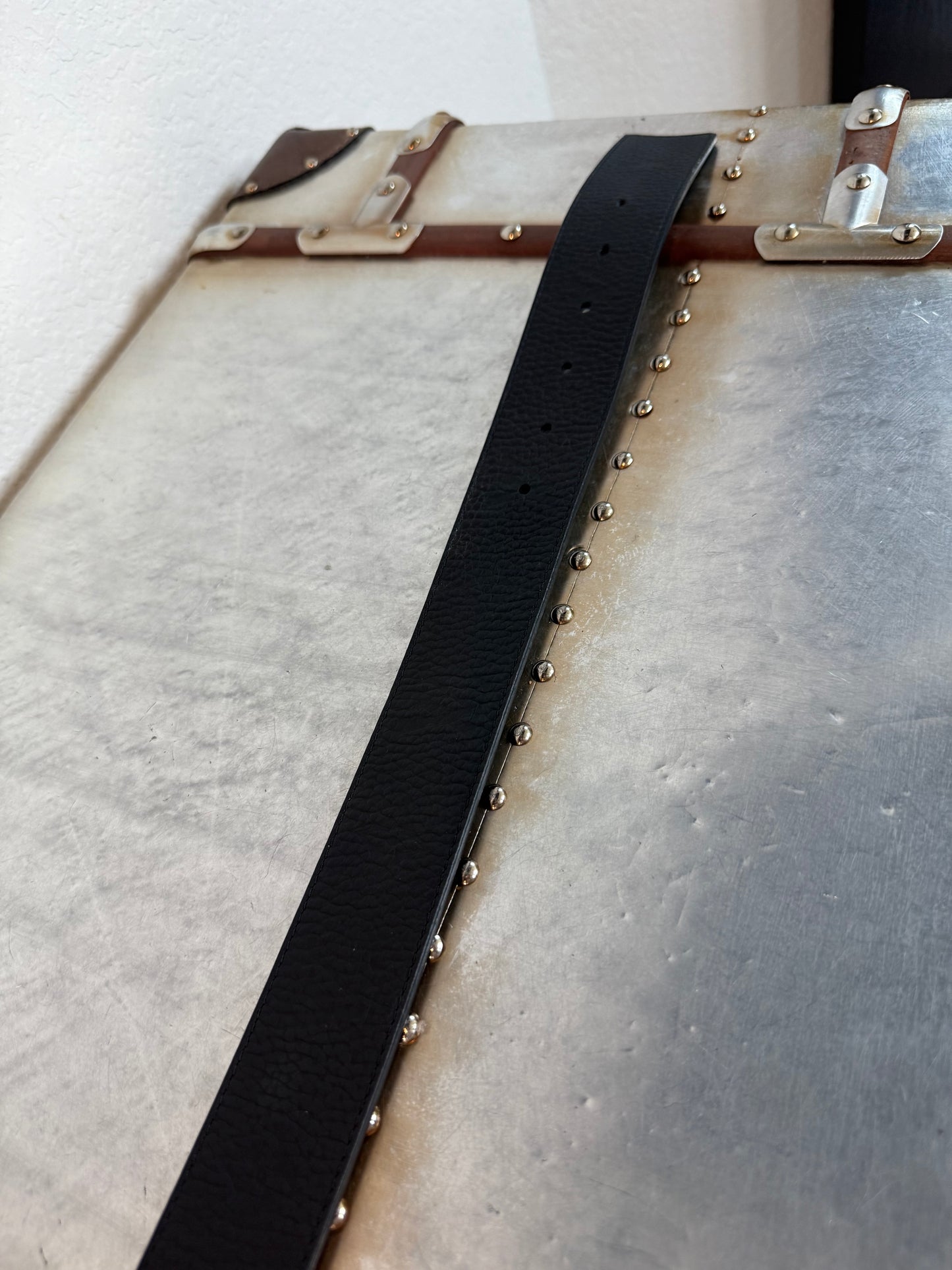 Pre-owned Authentic Louis Vuitton Aerogram 95CM Belt