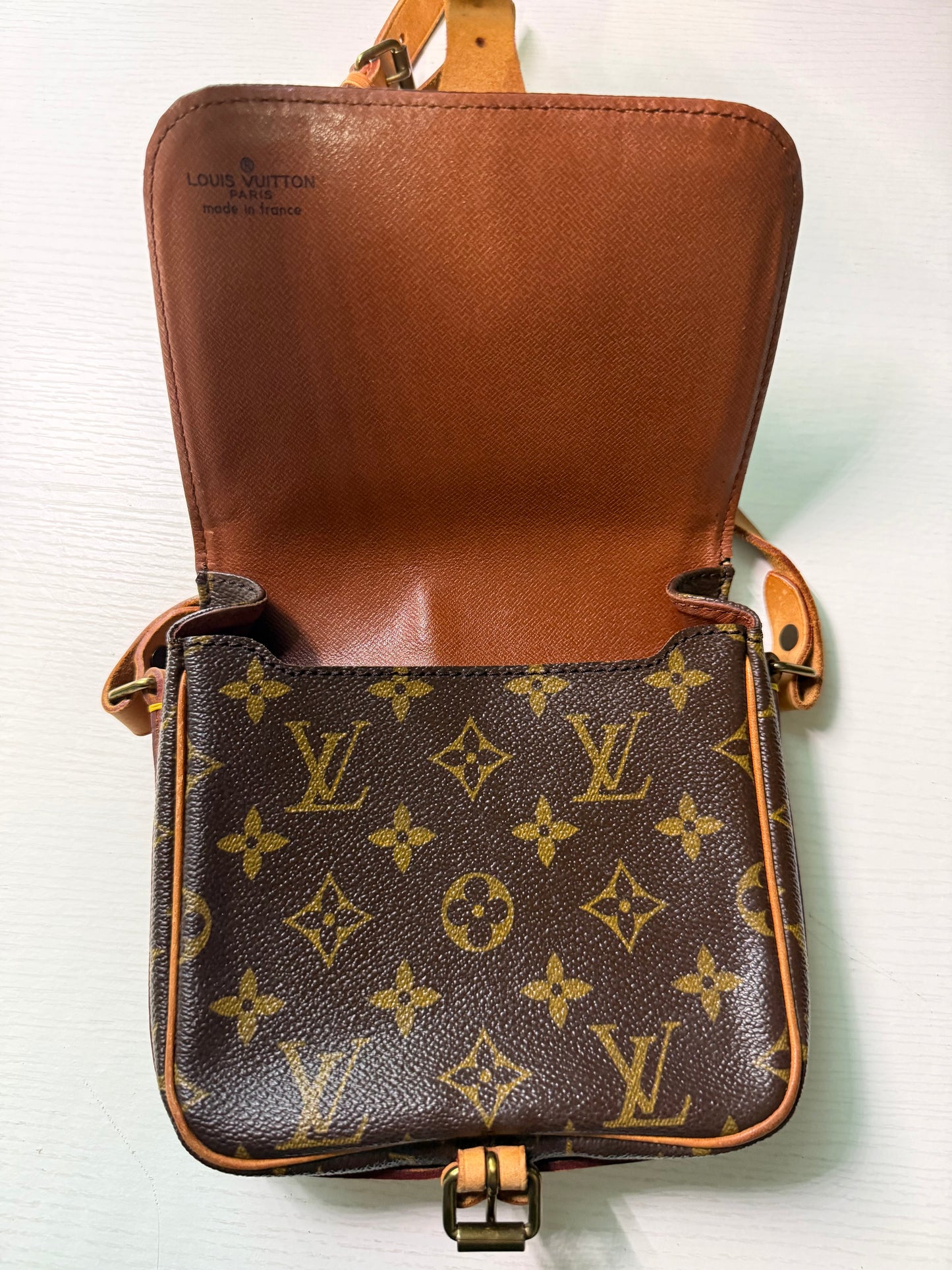Pre-owned Louis Vuitton Cartouchiere PM Monogram Shoulder / Crossbody Bag