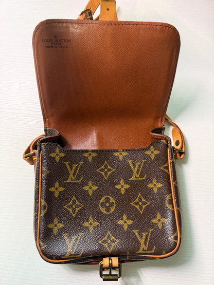 Pre-owned Louis Vuitton Cartouchiere PM Monogram Shoulder / Crossbody Bag