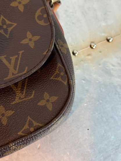 Pre-owned Authentic Louis Vuitton Saint Cloud PM Monogram Crossbody Bag