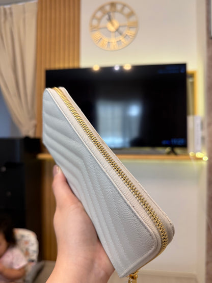 Saint Laurent YSL zip around wallet
