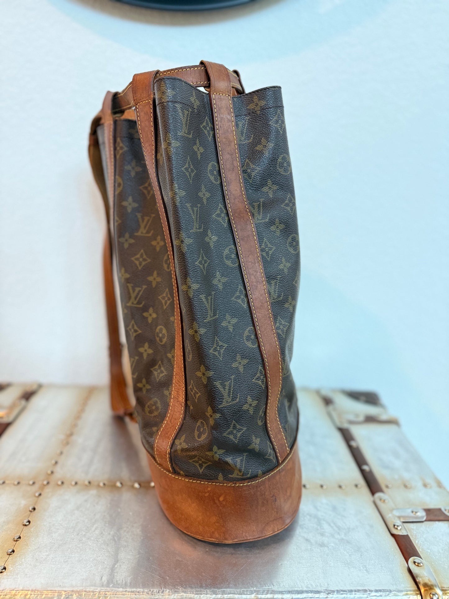 MPre-owned Authentic Louis Vuitton Randonee GM Monogram Backpack