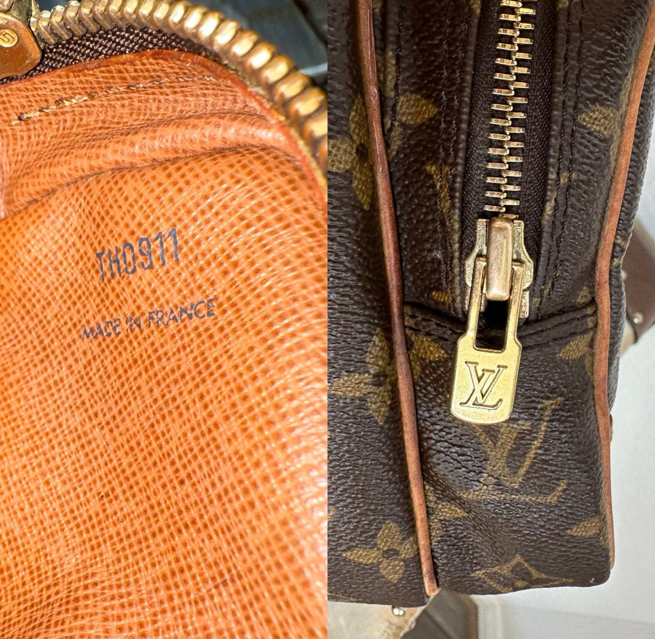 Pre-owned Authentic Louis Vuitton Amazon Monogram Crossbody Bag