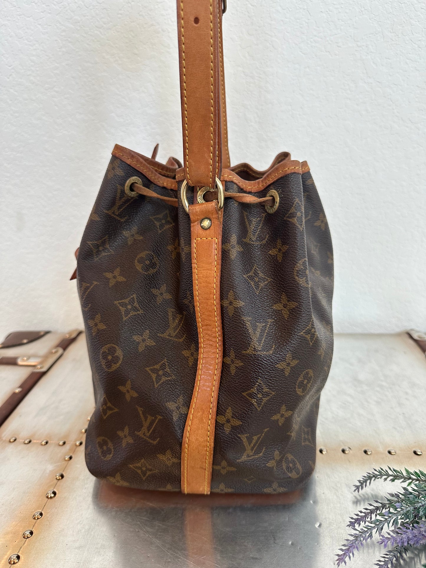 Pre-owned Authentic Louis Vuitton Petite Noe Monogram Shoulder Bag