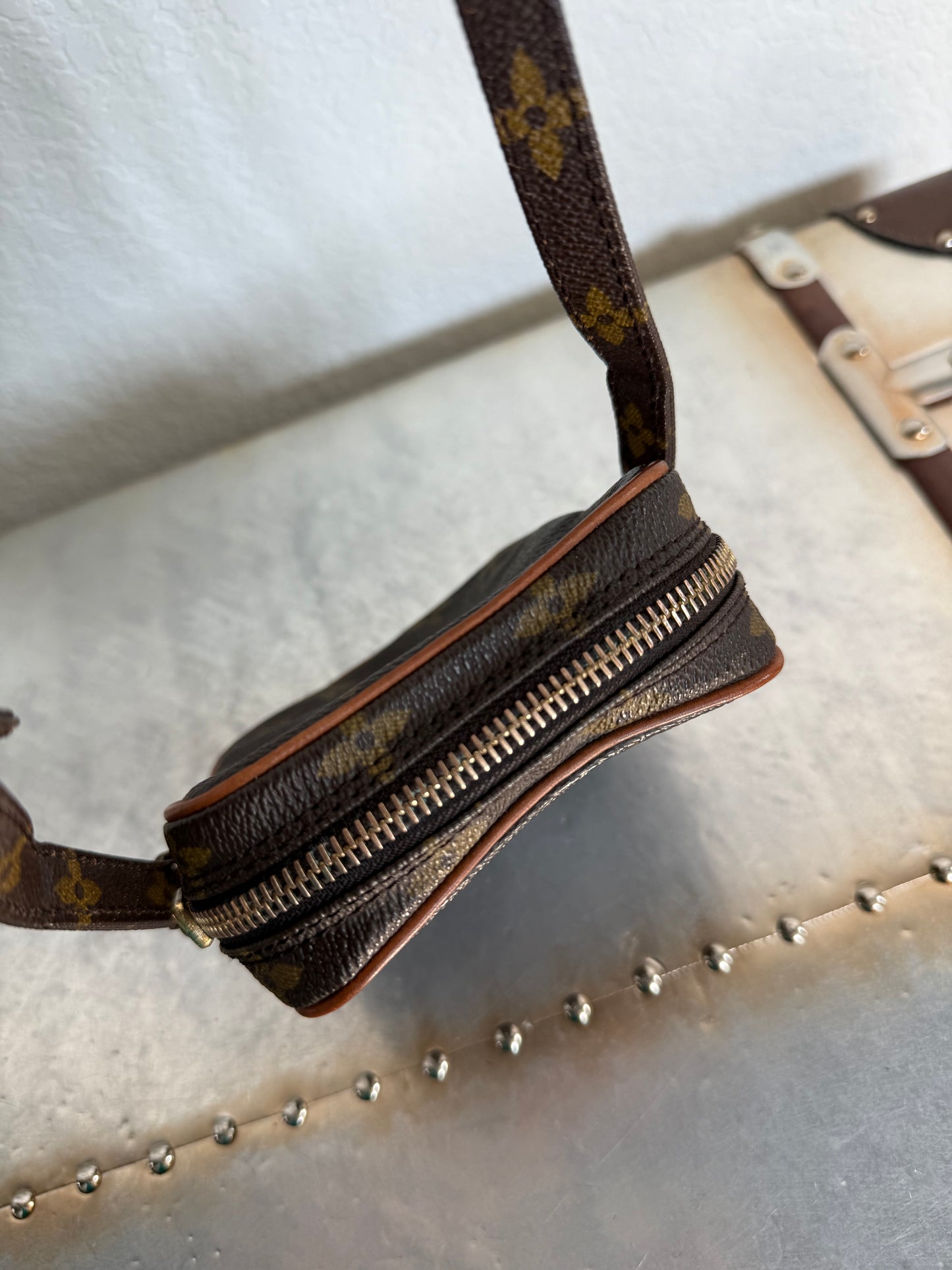 Pre-owned Louis Vuitton Mini Danube Monogram Crossbody Bag
