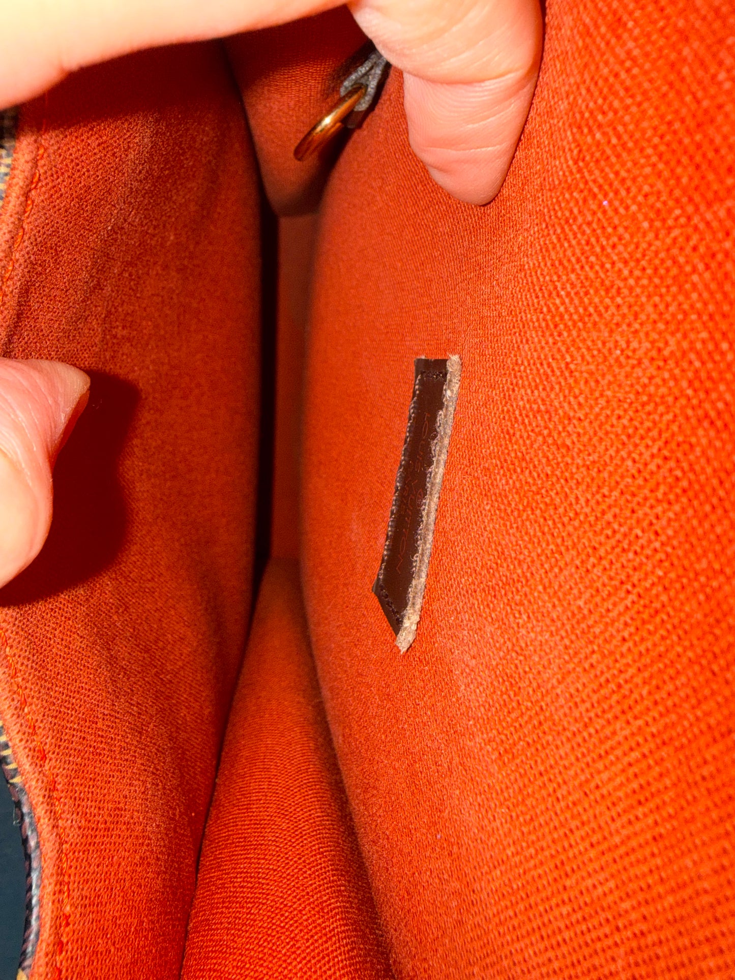 Pre-owned Louis Vuitton Portobello Damier Ebene Shoulder Bag