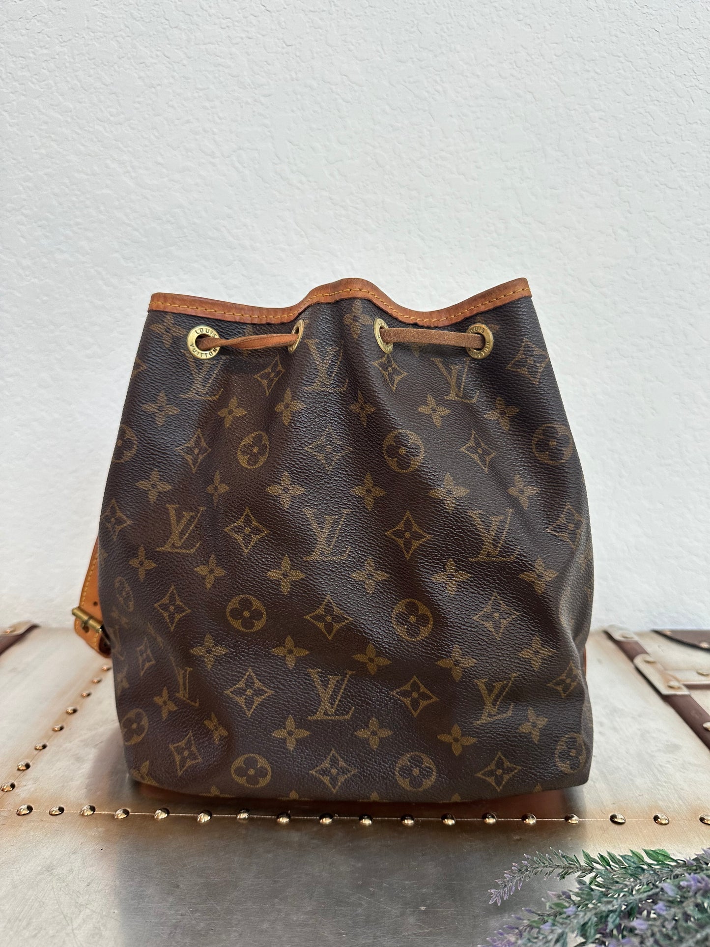 Pre-owned Authentic Louis Vuitton Petite Noe Monogram Shoulder Bag