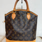 Pre-owned Authentic Louis Vuitton Lockit PM Monogram Handbag