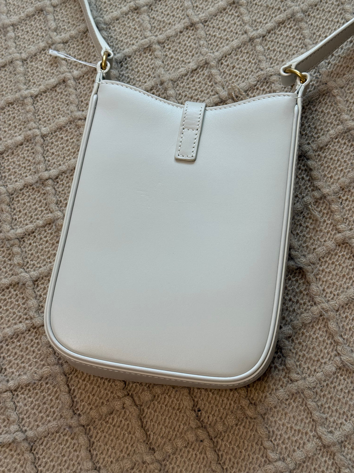 Saint Laurent Women's Mini Le 5 À 7 Vertical Leather Crossbody Bag