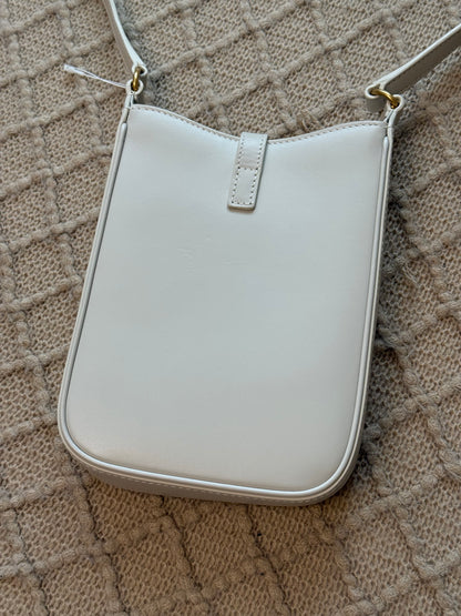 Saint Laurent Women's Mini Le 5 À 7 Vertical Leather Crossbody Bag