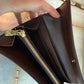 Pre-owned Authentic Louis Vuitton Portefeuille Sarah Damier Ebene Long Wallet