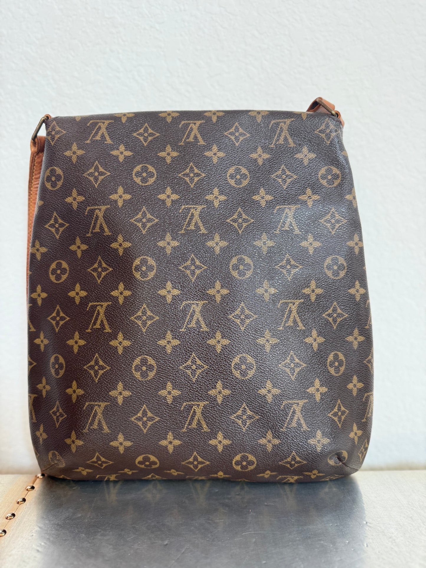 Pre-owned Authentic Louis Vuitton Musette Salsa GM Monogram Shoulder / Crossbody Bag