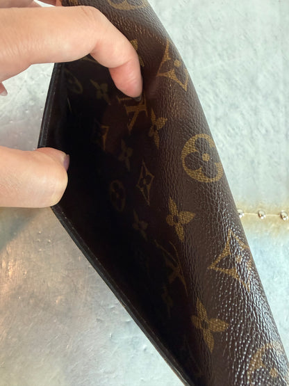 Pre-owned Authentic Louis Vuitton Flore Monogram Long Wallet