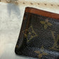Pre-owned Authentic Louis Vuitton Monogram Card holder / Card Case / Wallet