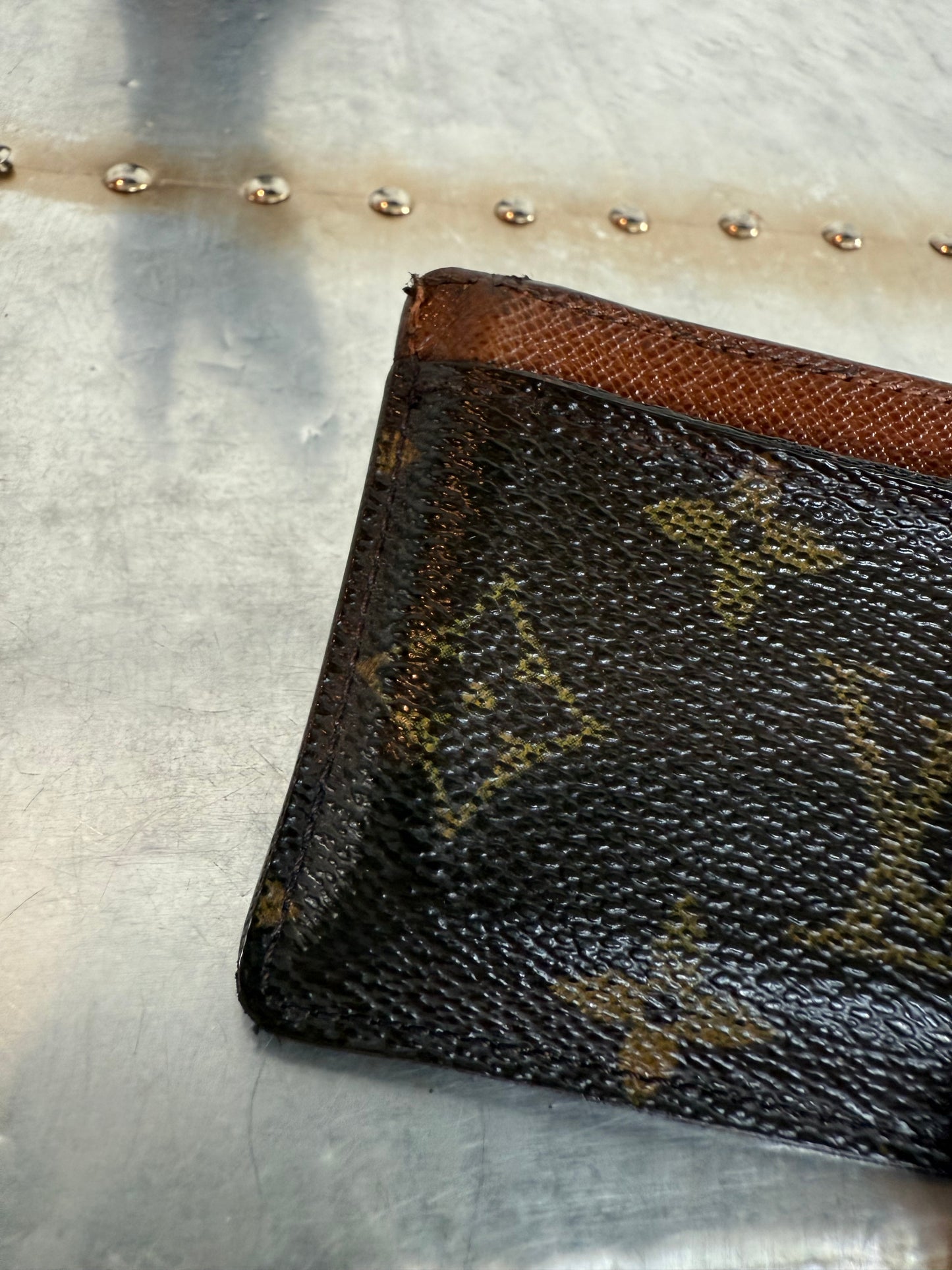 Pre-owned Authentic Louis Vuitton Monogram Card holder / Card Case / Wallet