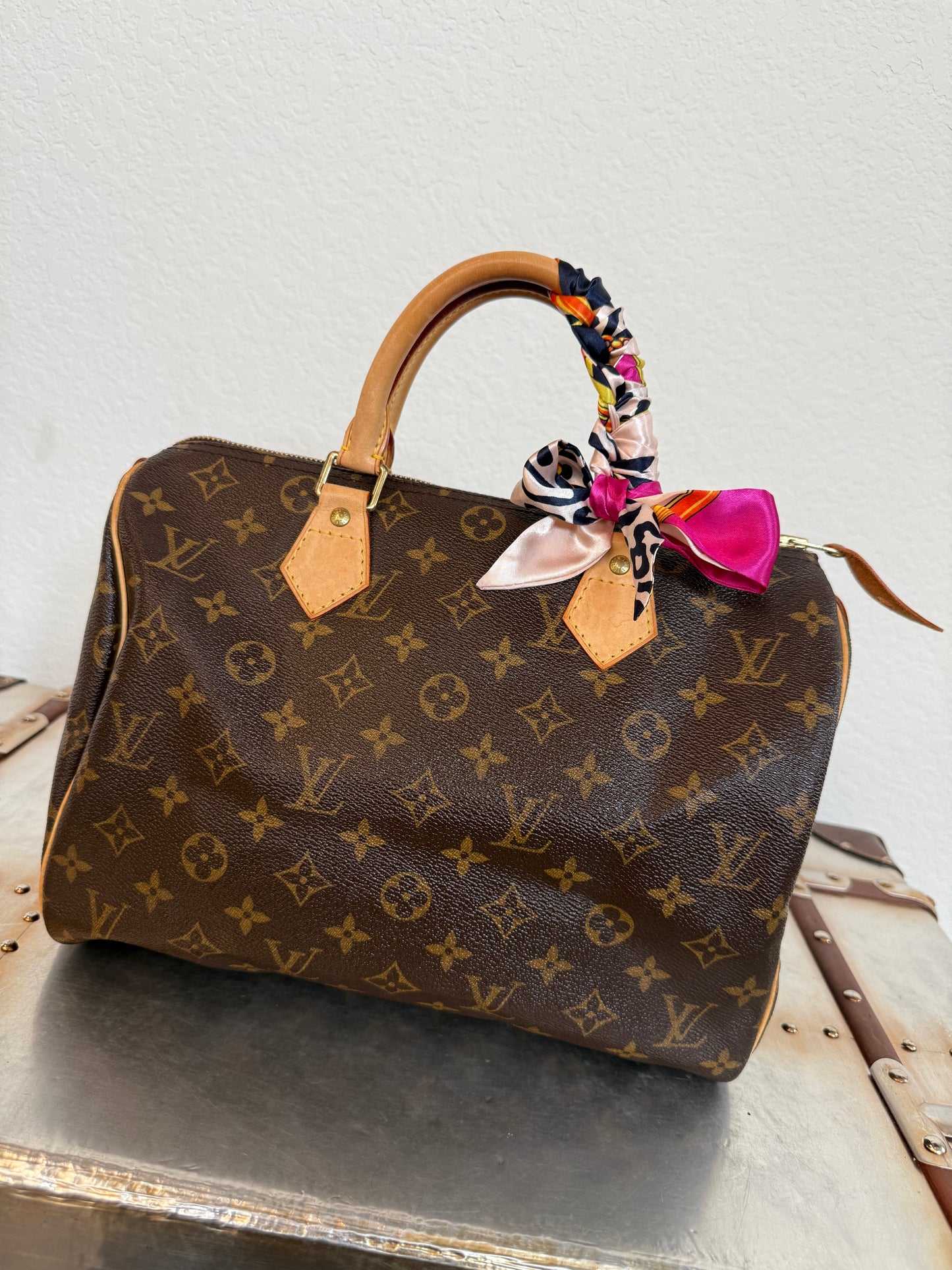 Pre-owned Authentic Louis Vuitton Speedy 30 Monogram Crossbody Bag