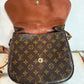 Pre-owned Authentic Louis Vuitton Saint Cloud GM Monogram Crossbody Bag