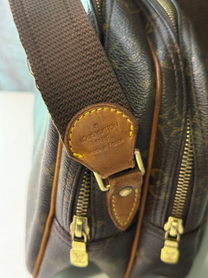 Pre-owned Authentic Louis Vuitton Reporter PM Monogram Shoulder / Crossbody Bag
