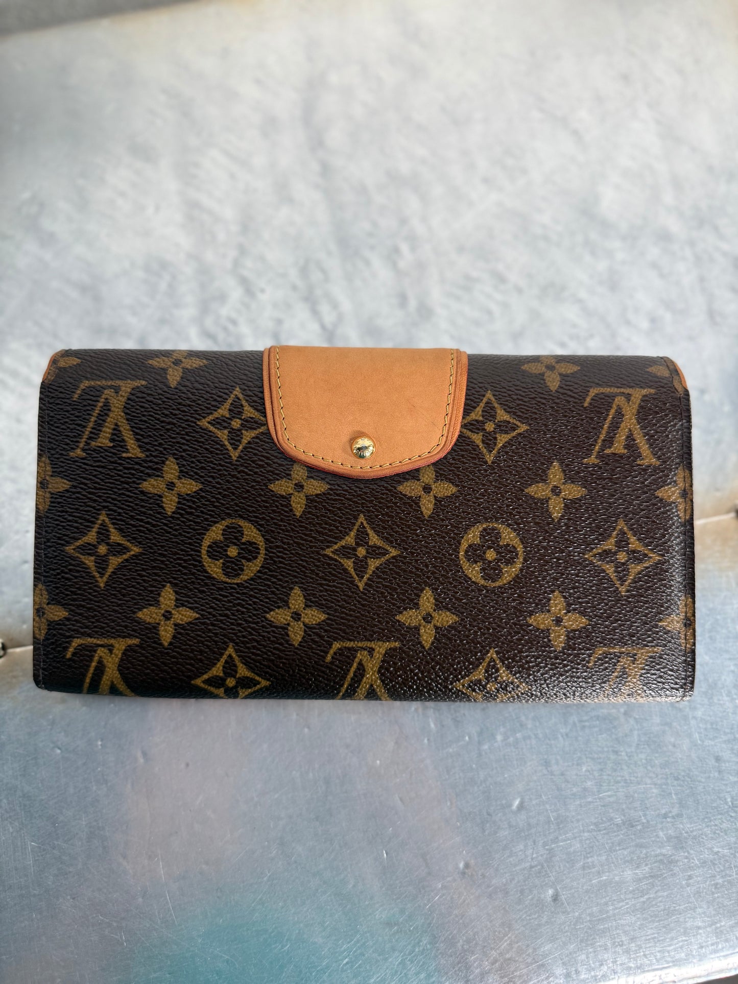 Pre-owned Authentic Louis Vuitton Boetie Monogram Long Wallet