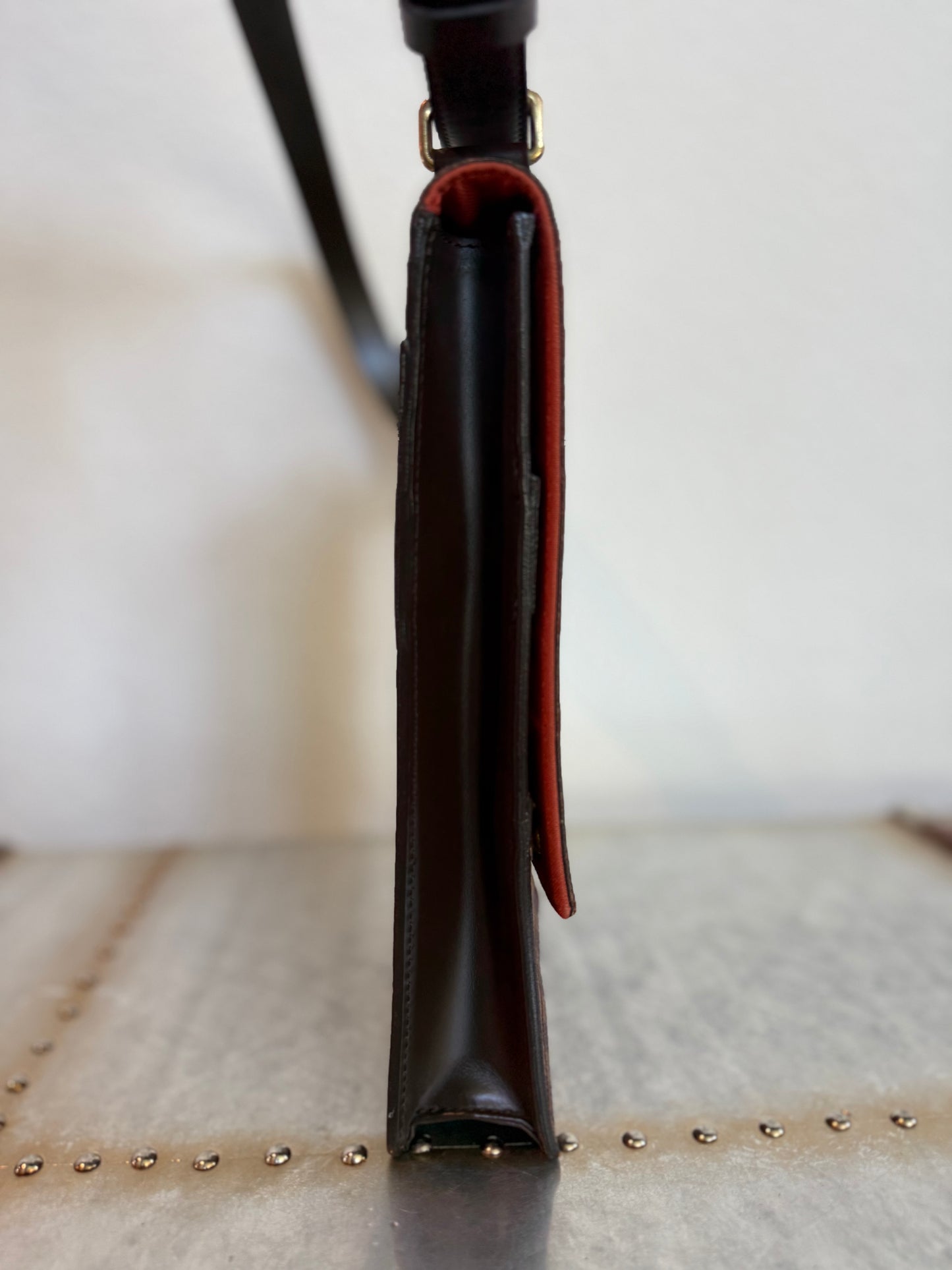 Pre-owned Louis Vuitton Portobello Damier Ebene Shoulder Bag