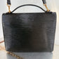 Pre-owned Authentic Louis Vuitton Monceau Epi Black Shoulder / Crossbody Bag