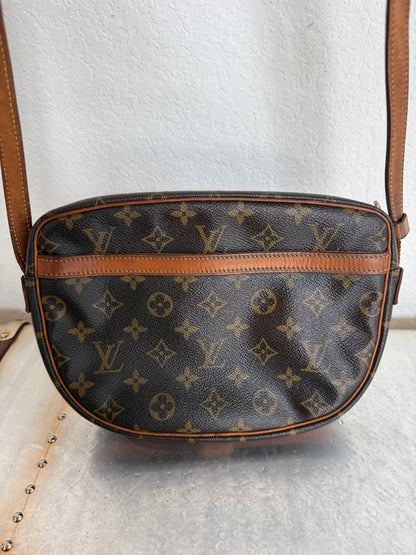 Pre-owned Authentic Louis Vuitton Jeune Fille MM Monogram Crossbody Bag