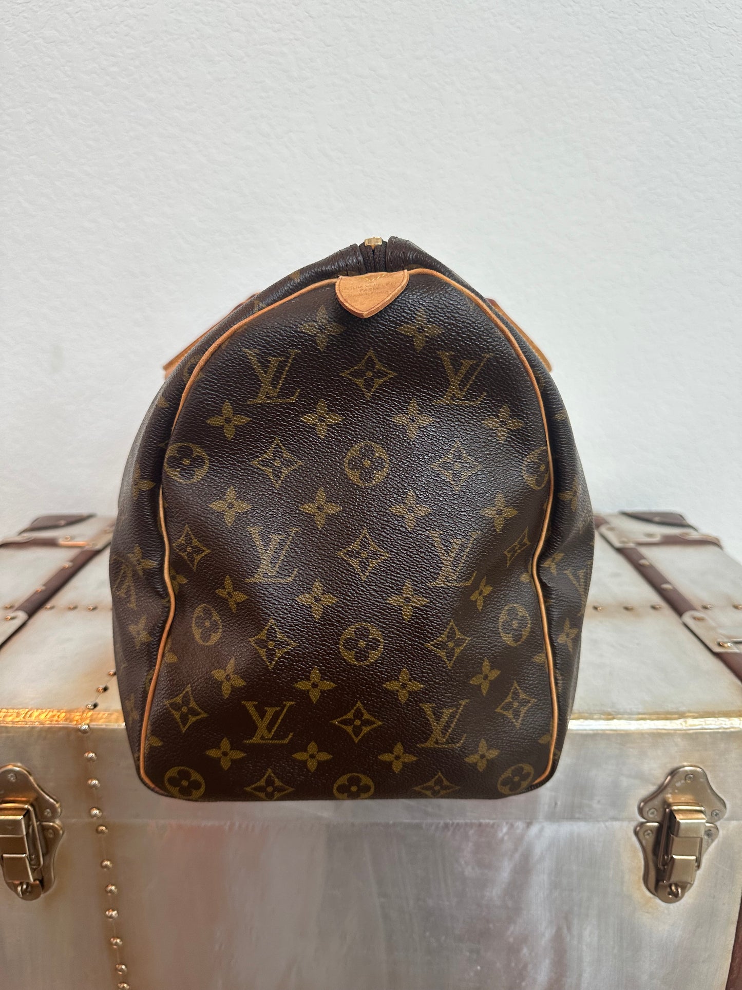 Pre-owned Authentic Louis Vuitton Keepall 45 Monogram Travel Handbag