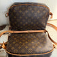 Pre-owned Authentic Louis Vuitton Saumur 30 Monogram Crossbody Bag