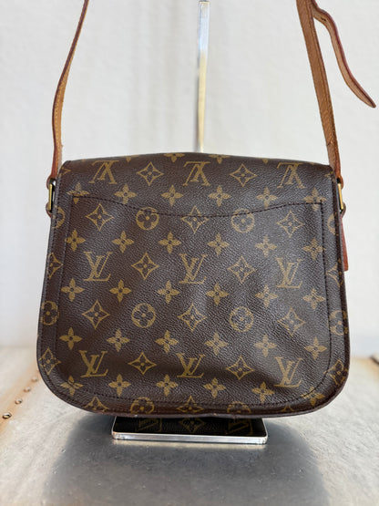 Pre-owned Authentic Louis Vuitton Saint Cloud GM Monogram Crossbody Bag