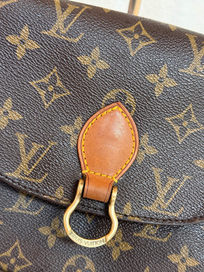 Pre-owned Authentic Louis Vuitton Saint Cloud PM Monogram Crossbody Bag