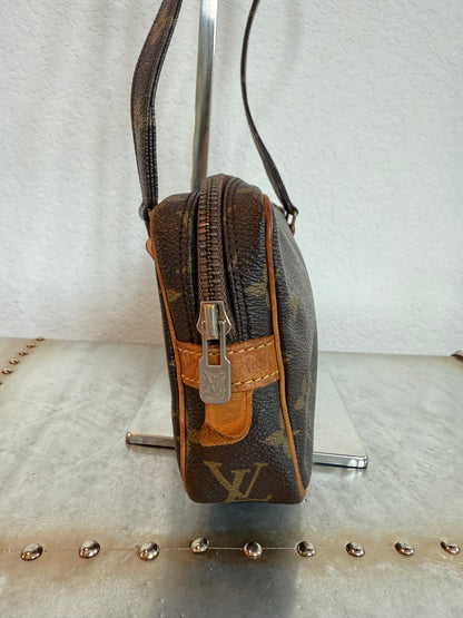 Pre-owned Authentic Louis Vuitton Marly Bandouliere Monogram Crossbody Bag