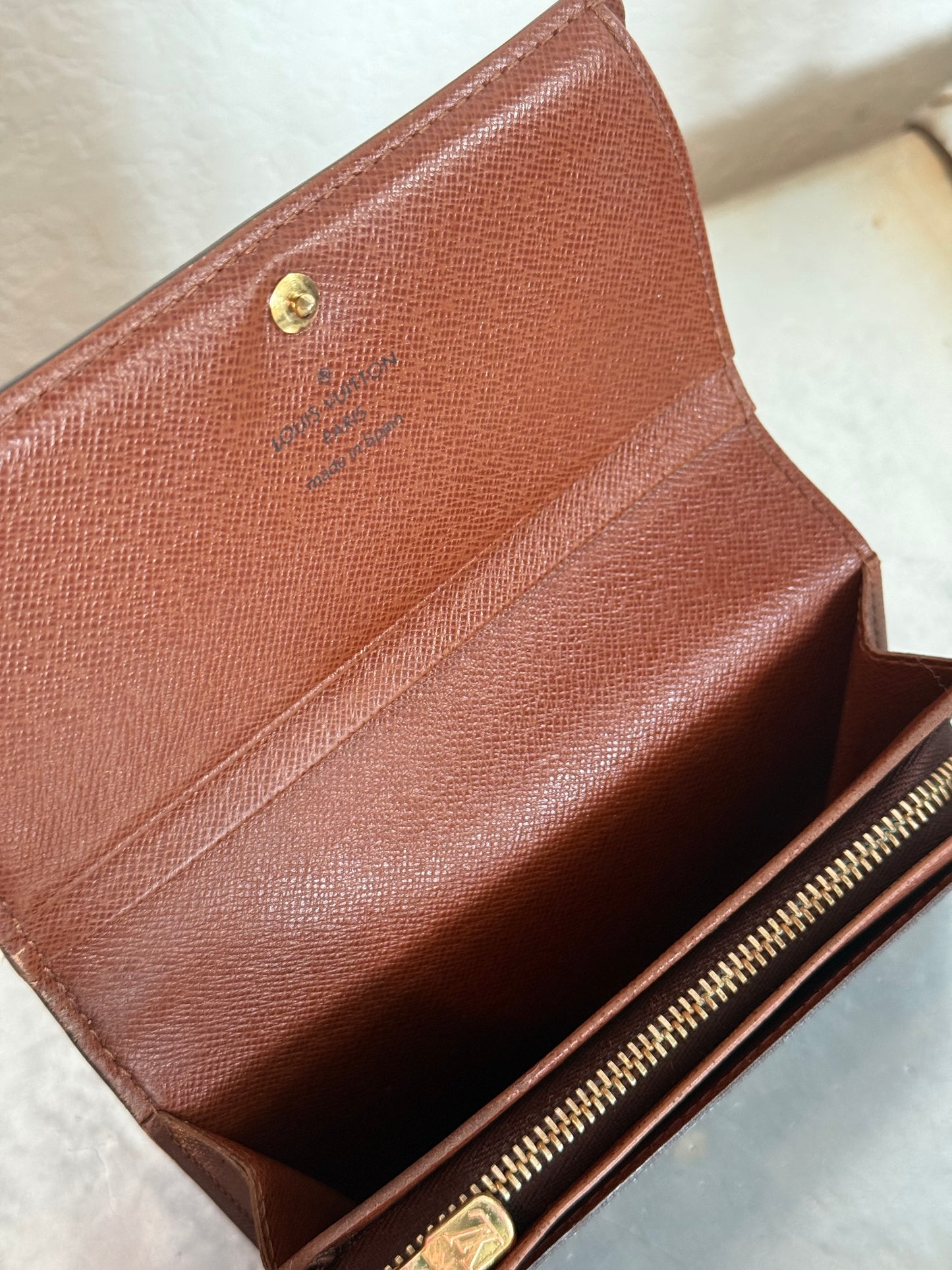 Pre-owned Authentic Louis Vuitton Porte Monnaie Monogram Billet Wallet