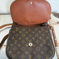 Pre-owned Authentic Louis Vuitton Saint Cloud GM Monogram Crossbody Bag