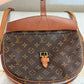 Pre-owned Authentic Louis Vuitton Jeune Fille MM Monogram Crossbody Bag